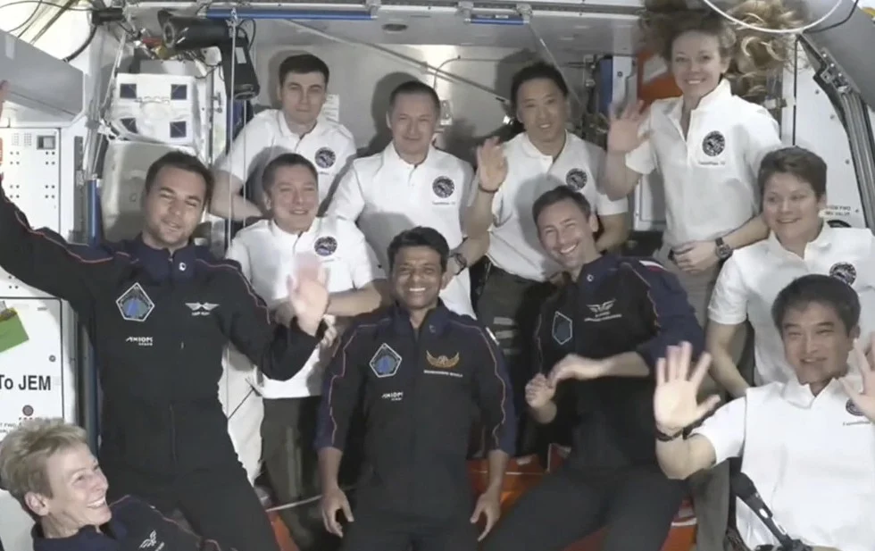 Estación Espacial Internacional recibe a nuevos astronautas